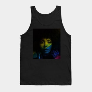 Stylish, Half-Tone, Love is Love, Face Tank Top